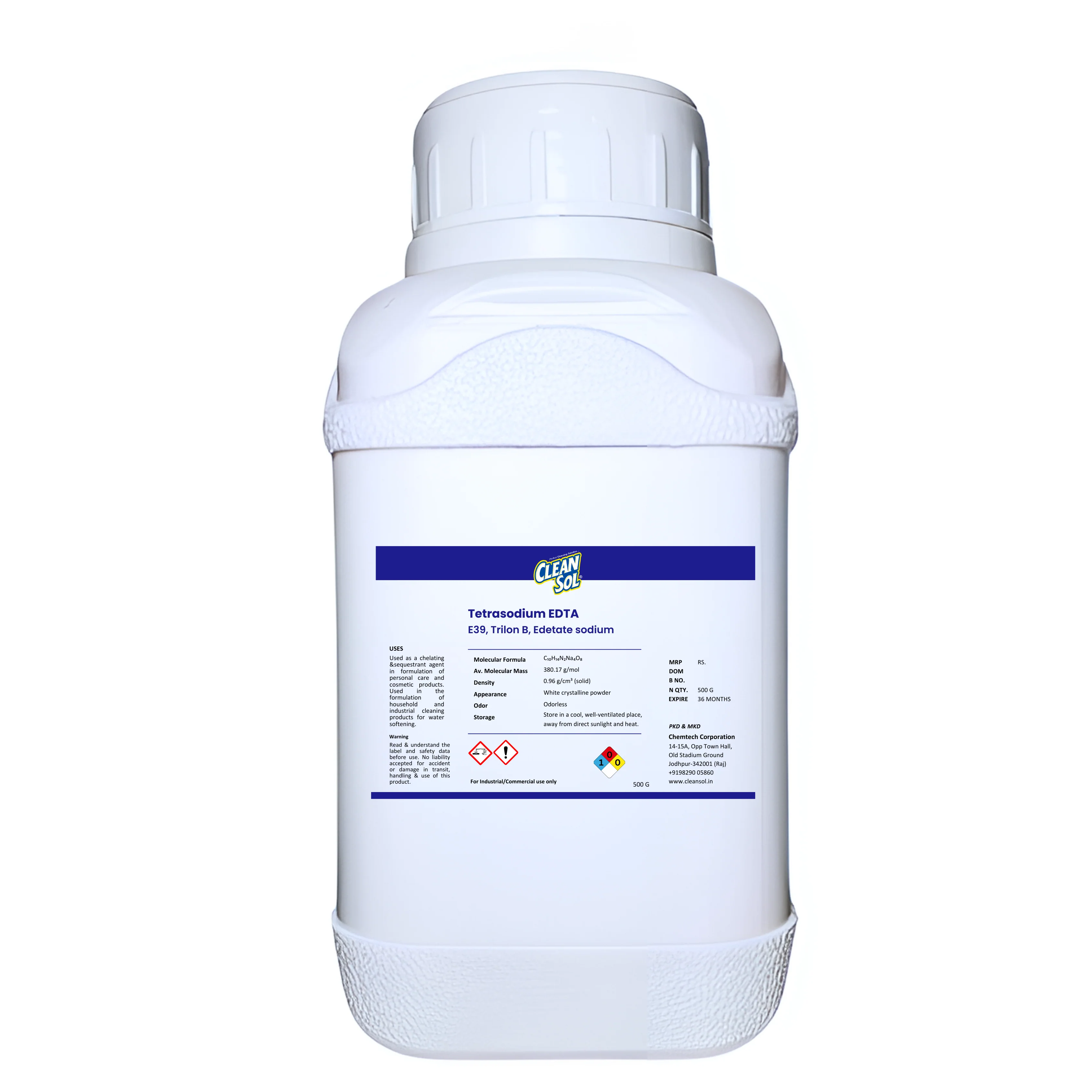 Industrial Grade EDTA Tetrasodium - Versatile Chelating Agent & Preservative